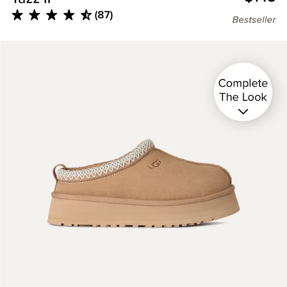 UGG Tan Slippers for Women